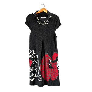 Women's Funky People Cap Sleeve Dress L